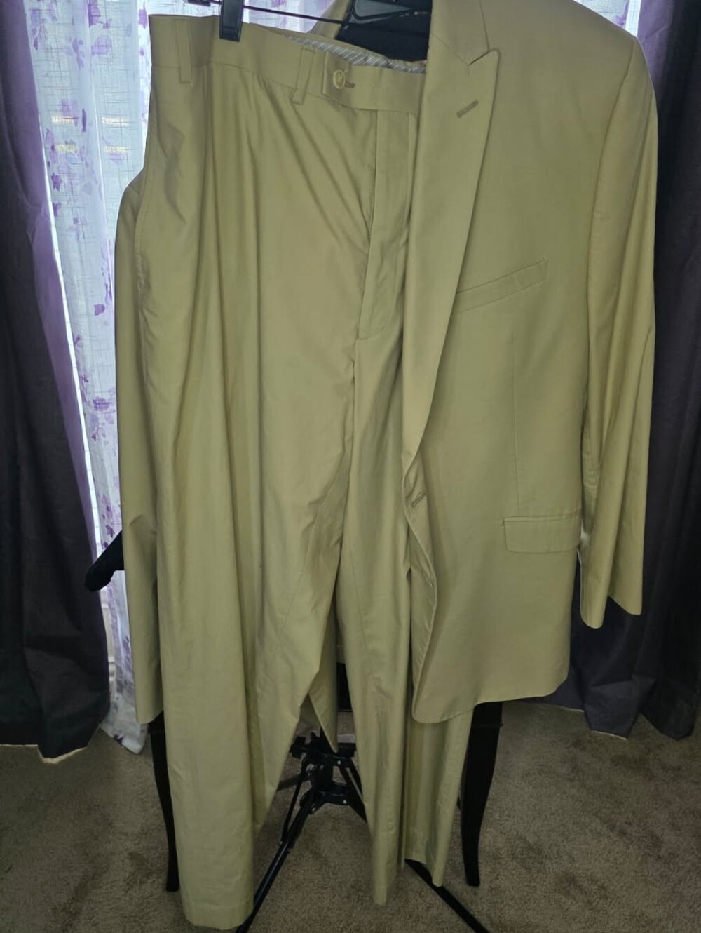 Calvin Klein Men's Khaki Dress Pants - Light Tan
